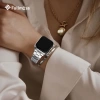Fullmosa No Tools Needed Compatible Apple Watch Kordonları Gümüş 38mm 40mm 41mm