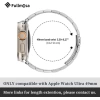 Fullmosa No Tools Needed Compatible Apple Watch Kordonları Gümüş