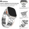 Fullmosa No Tools Needed Compatible Apple Watch Kordonları Gümüş