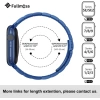 Fullmosa No Tools Needed Compatible Apple Watch Kordonları Mavi