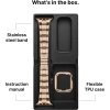 Fullmosa No Tools Needed Compatible Apple Watch Kordonları Rose Gold 38mm 40mm 41mm