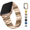 Fullmosa No Tools Needed Compatible Apple Watch Kordonları Rose Gold 38mm 40mm 41mm