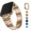 Fullmosa No Tools Needed Compatible Apple Watch Kordonları Rose Gold