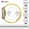 Fullmosa No Tools Needed Compatible Apple Watch Kordonları Sarı 42mm 44mm 45mm