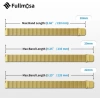 Fullmosa Paslanmaz Çelik Saat Kordonu Altın 22mm