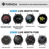 Fullmosa Paslanmaz Çelik Saat Kordonu Black 18mm