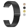 Fullmosa Paslanmaz Çelik Saat Kordonu Black 18mm