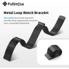 Fullmosa Paslanmaz Çelik Saat Kordonu Black 18mm