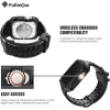 Fullmosa Saat Kordonları Sağlam iWatch Kordon Silikonu Black