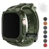 Fullmosa Saat Kordonları Sağlam iWatch Kordon Silikonu Asker Yeşil