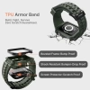 Fullmosa Saat Kordonları Sağlam iWatch Kordon Silikonu Asker Yeşil 46mm Series 10