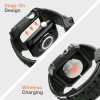 Fullmosa Saat Kordonları Sağlam iWatch Kordon Silikonu Asker Yeşil 46mm Series 10