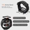 Fullmosa Saat Kordonları Sağlam iWatch Kordon Silikonu Black 46mm Series 10