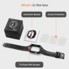 Fullmosa Saat Kordonları Sağlam iWatch Kordon Silikonu Black 46mm Series 10