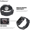 Fullmosa Saat Kordonları Sağlam iWatch Kordon Silikonu Gri