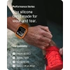 Fullmosa Saat Kordonları Sağlam iWatch Kordon Silikonu Turuncu