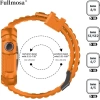 Fullmosa Saat Kordonları Sağlam iWatch Kordon Silikonu Turuncu