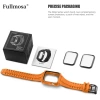 Fullmosa Saat Kordonları Sağlam iWatch Kordon Silikonu Turuncu