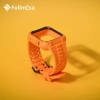 Fullmosa Saat Kordonları Sağlam iWatch Kordon Silikonu Turuncu