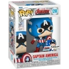 Funko Pop! & Pin: The Avengers: Captain America Figürü
