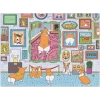 Galison Corgi Müzesi Puzzle