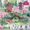 Galison Japon Çay Bahçesi Puzzle