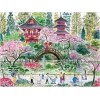 Galison Japon Çay Bahçesi Puzzle