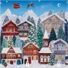 Galison Yuletide Köyü Puzzle