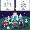 Gift2U Manyetik Robot Oyun Seti Rocket