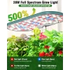 Growell Hidroponik Yetiştirme Sistemi Kiti, 16 Kapsül 28W Tam Spektrumlu LED - Yeşil