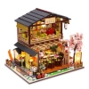 GuDoQi 1:24 Ölçekli DIY Minyatür Dollhouse Seti Japon Mağaza