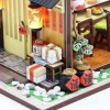 GuDoQi 1:24 Ölçekli DIY Minyatür Dollhouse Seti Japon Mağaza