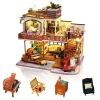GuDoQi 1:24 Ölçekli DIY Minyatür Dollhouse Kiti