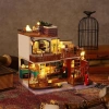 GuDoQi 1:24 Ölçekli DIY Minyatür Dollhouse Kiti