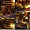 GuDoQi 1:24 Ölçekli Mobilyalı DIY Minyatür Ev Kiti