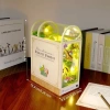 GuDoQi DIY Oyuncak Ev Ahşap Kitaplık Aksesuarı Ateş Böceği Ormanı