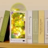 GuDoQi DIY Oyuncak Ev Ahşap Kitaplık Aksesuarı Ateş Böceği Ormanı