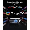 HAPPRUN Yerel 1080P Bluetooth Projektör Google TV System