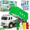 Hareketli Parçalara Sahip Çok Fonksiyonlu Çöp Kamyonu 1:12 Garbage Truck