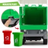 Hareketli Parçalara Sahip Çok Fonksiyonlu Çöp Kamyonu 1:12 Garbage Truck
