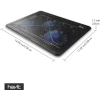 Havit HV-F2056 15.6-17 Laptop Soğutucu Black+Blue