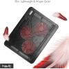 Havit HV-F2056 15.6-17 Laptop Soğutucu Black+Red