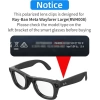 Hibloks 2 Adet Polarize Klips Ray-Ban Meta Wayfarer Akıllı Gözlükler - Large