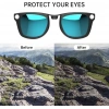 Hibloks 4 Adet Polarize Klips Ray-Ban Meta Wayfarer Akıllı Gözlük - Large