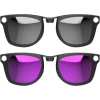 Hibloks 4 Adet Polarize Klips Ray-Ban Meta Wayfarer Akıllı Gözlük - Large