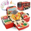 HONGTUO Sesli ve Işıklı Okul Otobüsü Oyuncak Fire Toy