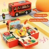 HONGTUO Sesli ve Işıklı Okul Otobüsü Oyuncak Fire Toy
