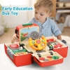HONGTUO Sesli ve Işıklı Okul Otobüsü Oyuncak Fire Toy