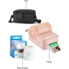 HP Sprocket Panorama Instant Taşınabilir Renkli Etiket ve Fotoğraf Yazıcısı Başlangıç Paketi Pembe Starter Bundle