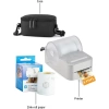 HP Sprocket Panorama Instant Taşınabilir Renkli Etiket ve Fotoğraf Yazıcısı Başlangıç Paketi Gri Starter Bundle
